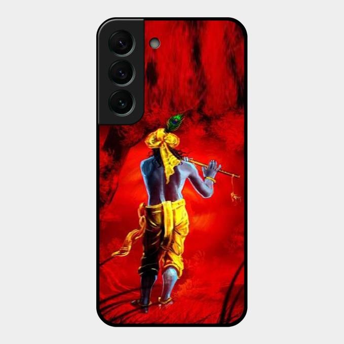 Mystic Krishna Flute Phone Case For Samsung Galaxy S22 Plus 5G