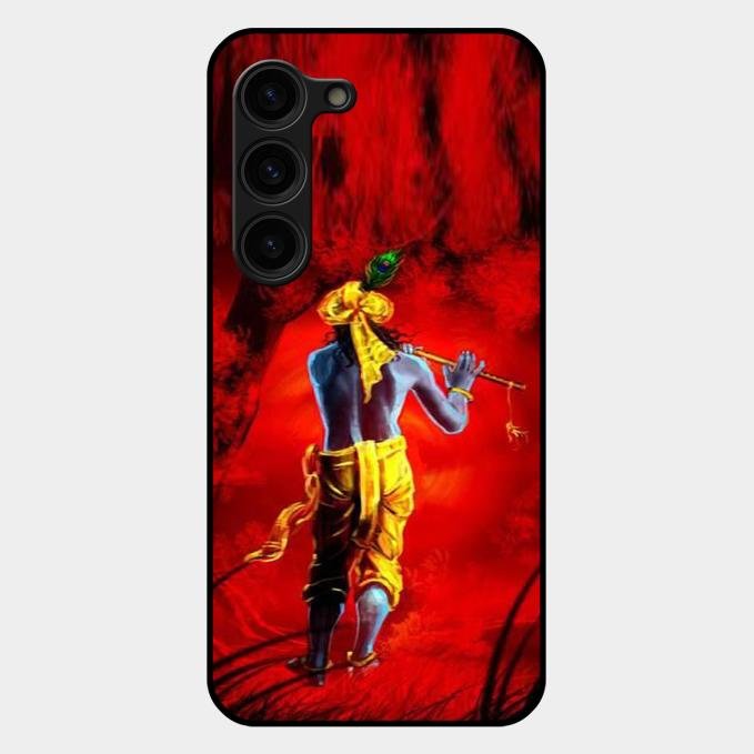 Mystic Krishna Flute Phone Case For Samsung Galaxy S23 Plus 5G