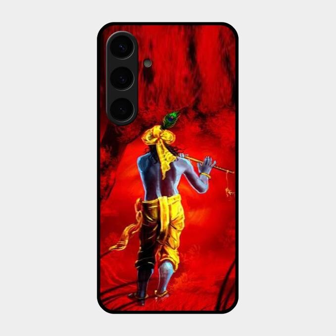 Mystic Krishna Flute Phone Case For Samsung Galaxy S24 Plus 5G
