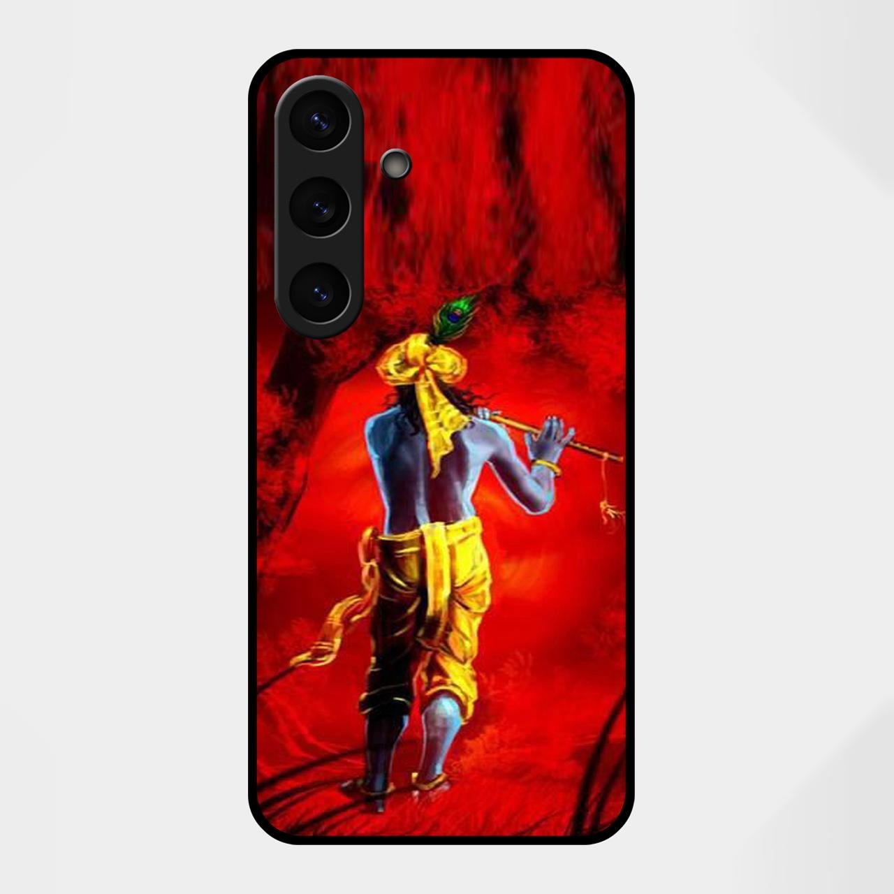 Mystic Krishna Flute Phone Case For Samsung Galaxy S25 FE 5G