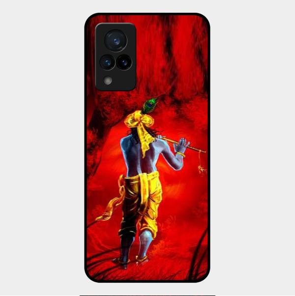 Mystic Krishna Flute Phone Case For Vivo V21 5G