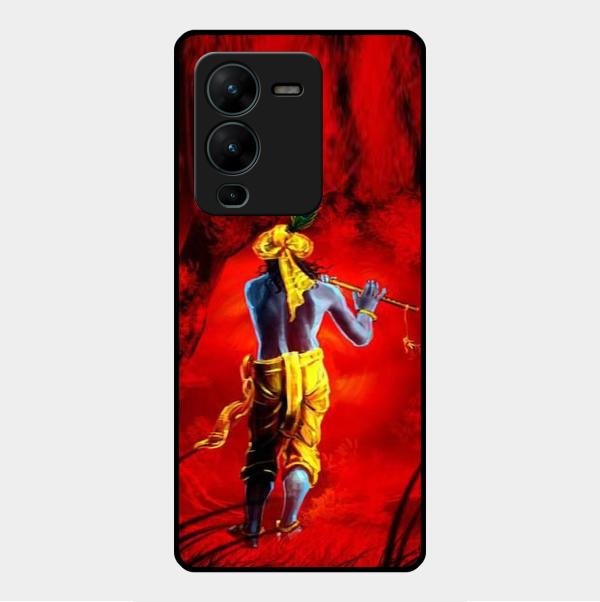 Mystic Krishna Flute Phone Case For Vivo V25 Pro 5G