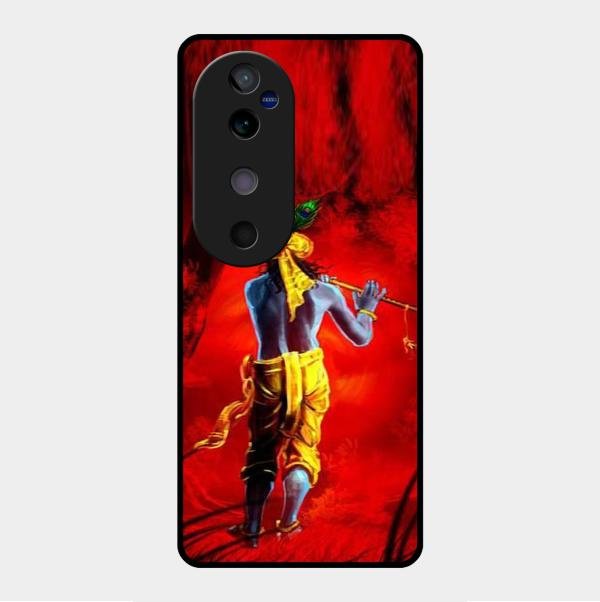 Mystic Krishna Flute Phone Case For Vivo V40 5G