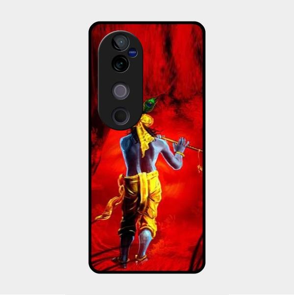 Mystic Krishna Flute Phone Case For Vivo V40 Pro 5G