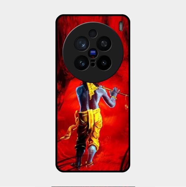 Mystic Krishna Flute Phone Case For Vivo X200 Pro 5G