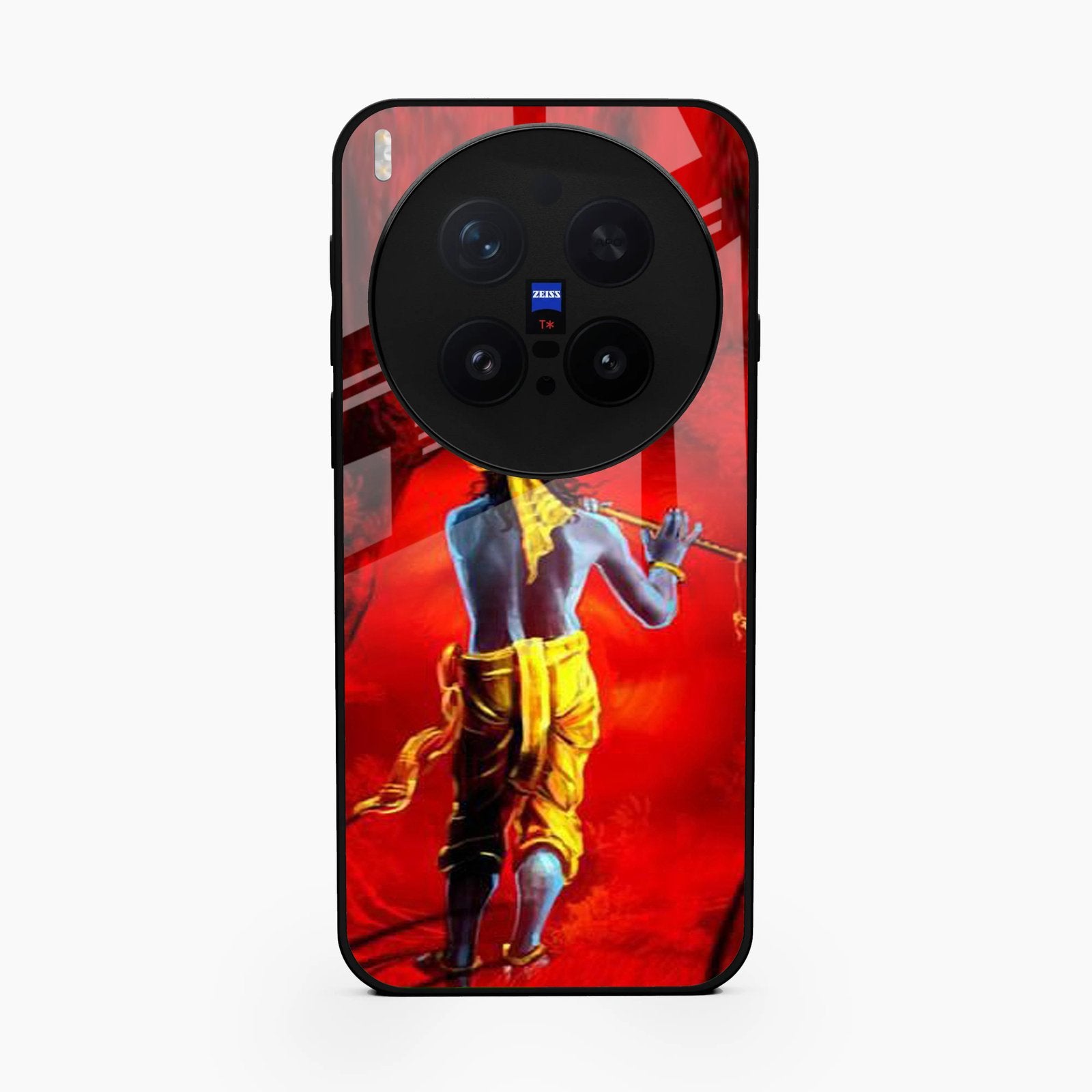 Mystic Krishna Flute Phone Case For Vivo X300 Pro 5G