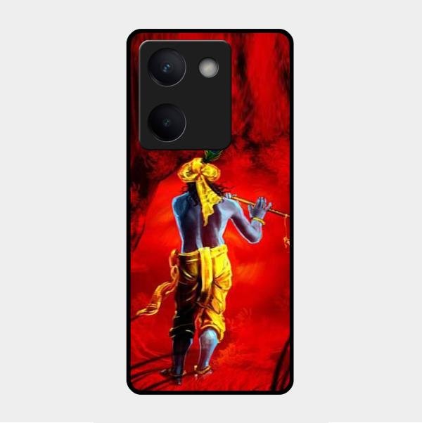 Mystic Krishna Flute Phone Case For Vivo Y200 Pro 5G