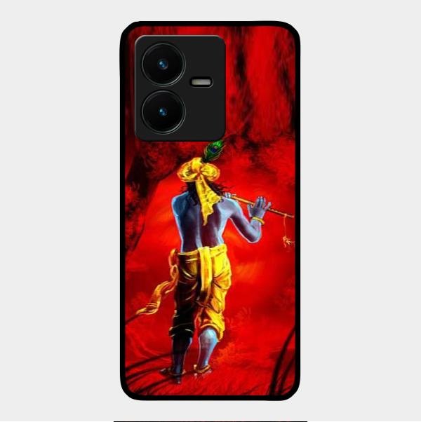 Mystic Krishna Flute Phone Case For Vivo Y22