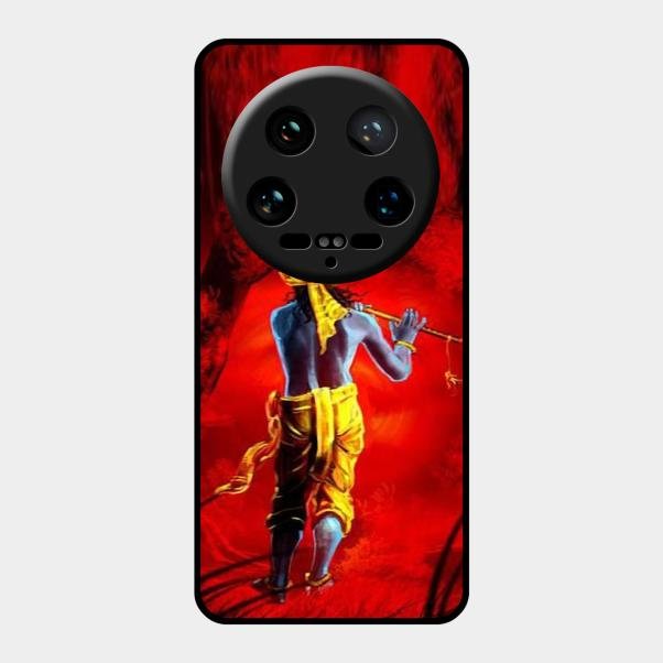 Mystic Krishna Flute Phone Case For Xiaomi 14 Ultra
