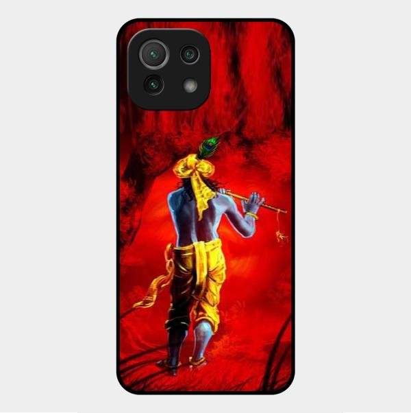 Mystic Krishna Flute Phone Case For Xiaomi Mi 11 Lite