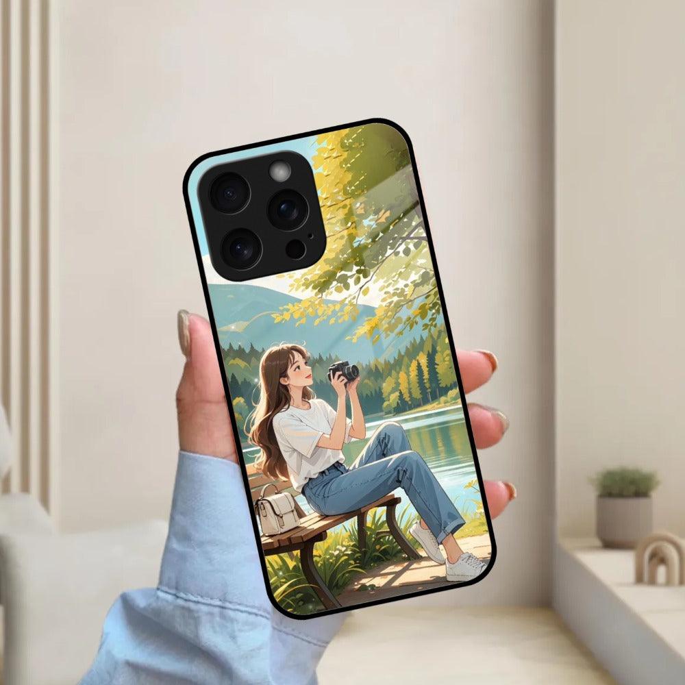 Nature’s Frame Glass Case Cover For iPhone - ShopOnCliQ