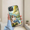 Nature Frame Glass Case Cover For iPhone - ShopOnCliQ