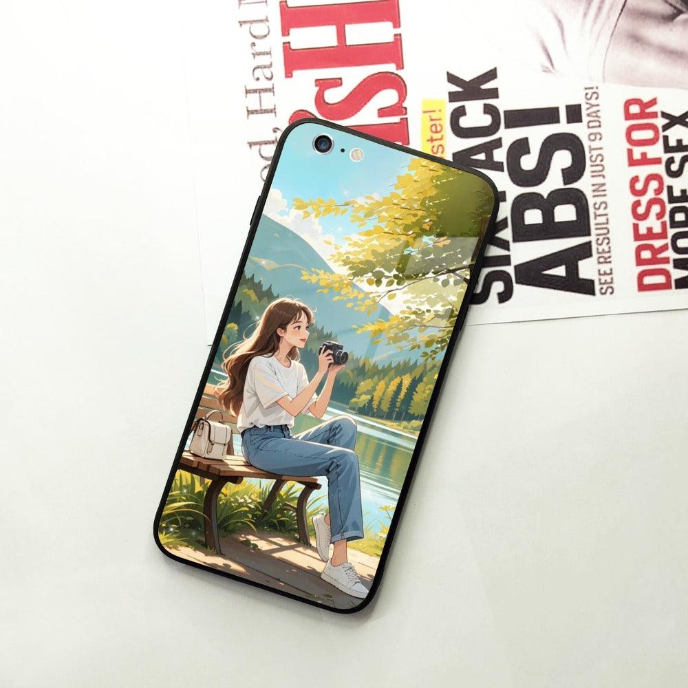 Nature’s Frame Glass Case Cover For iPhone - ShopOnCliQ