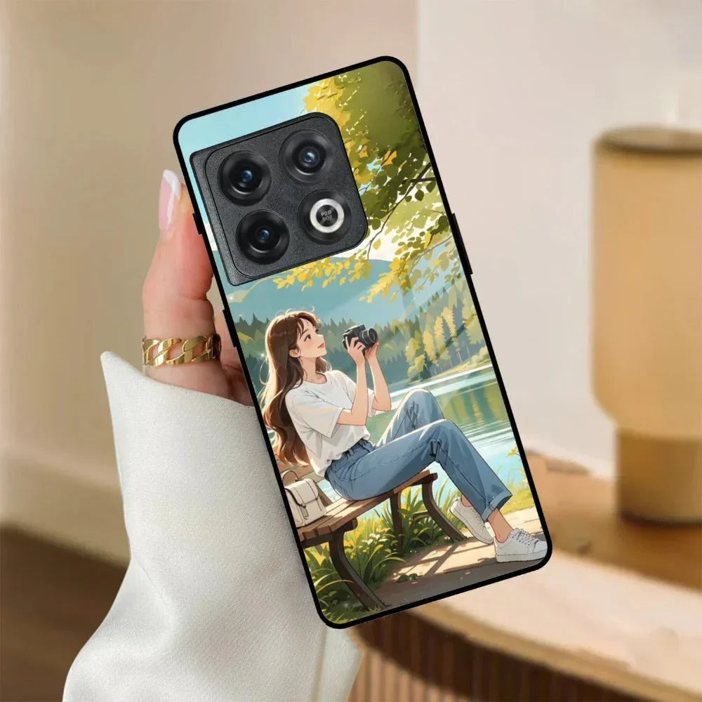 Nature Frame Glass Case Cover For Oneplus - ShopOnCliQ