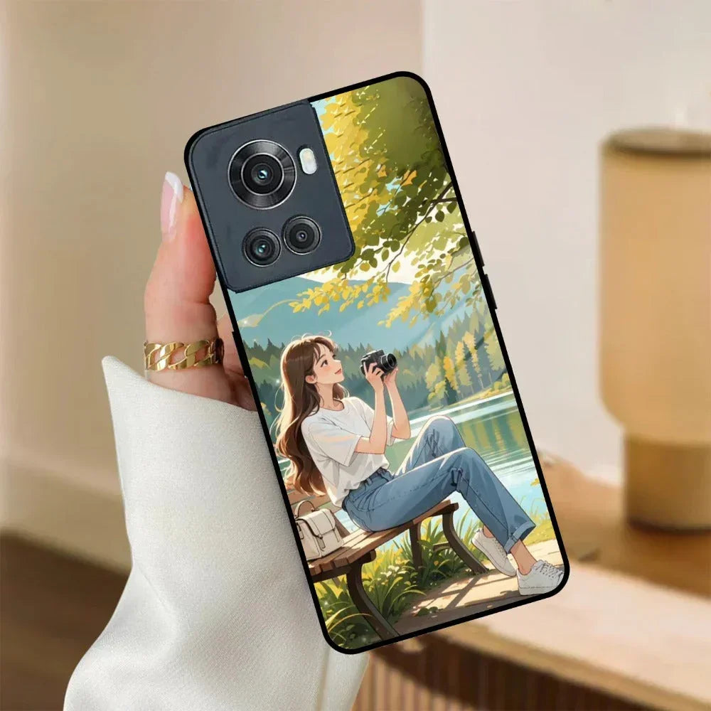 Nature Frame Glass Case Cover For Oneplus - ShopOnCliQ