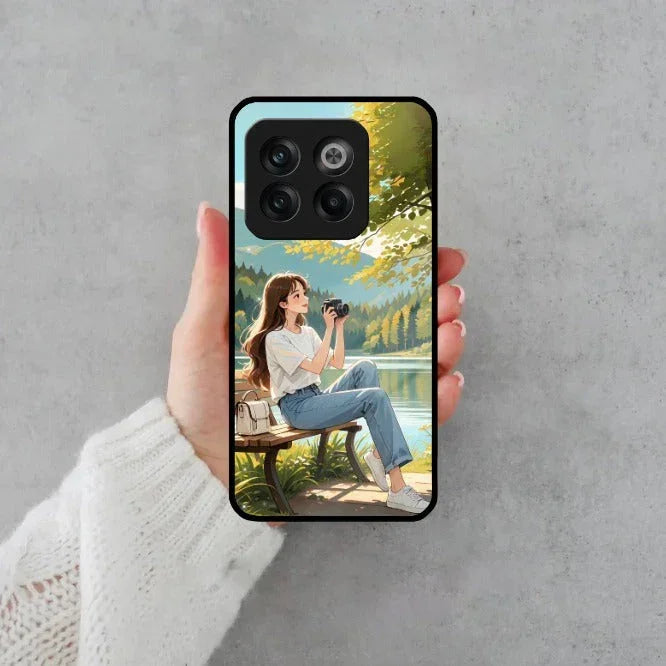 Nature Frame Glass Case Cover For Oneplus - ShopOnCliQ