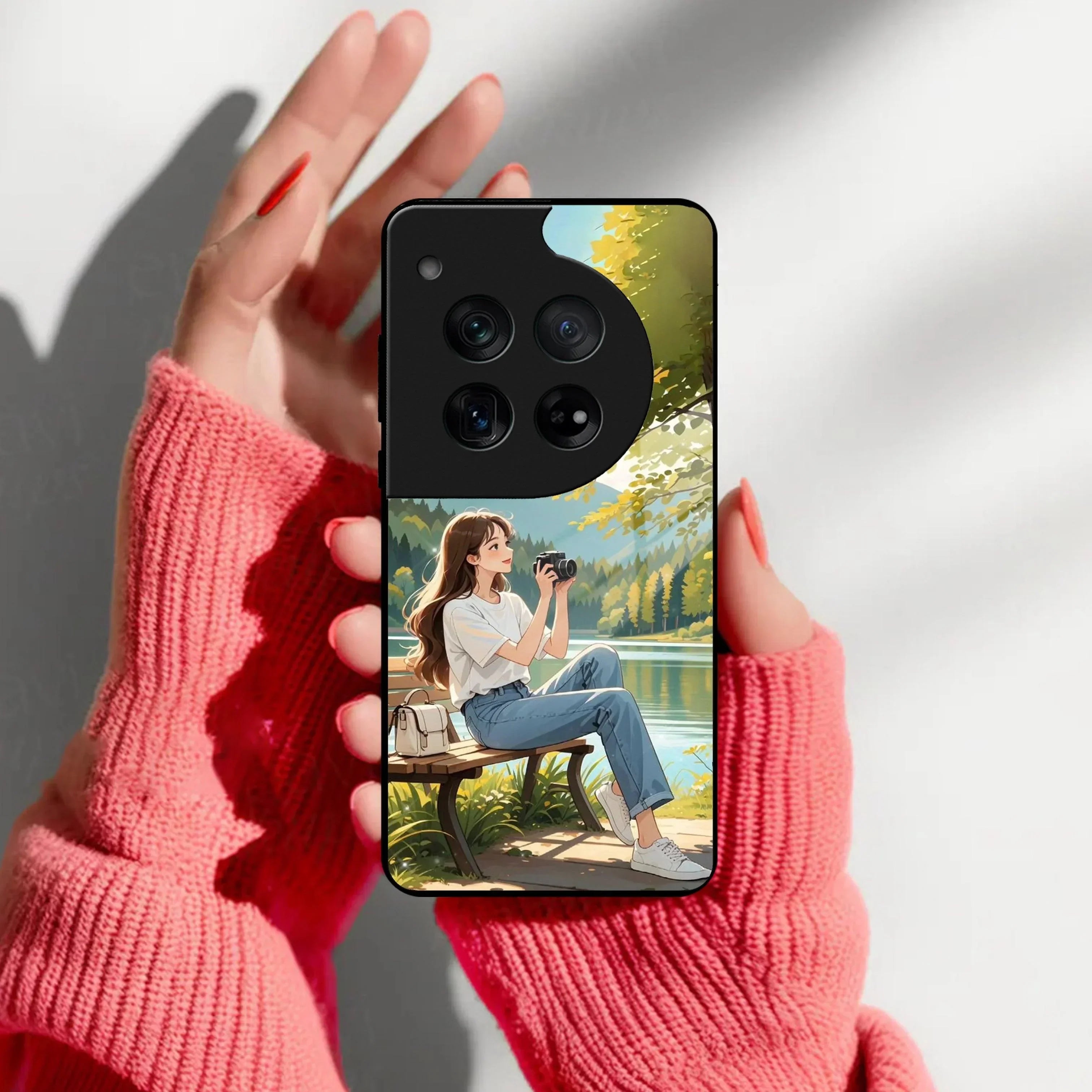 Nature Frame Glass Case Cover For Oneplus - ShopOnCliQ