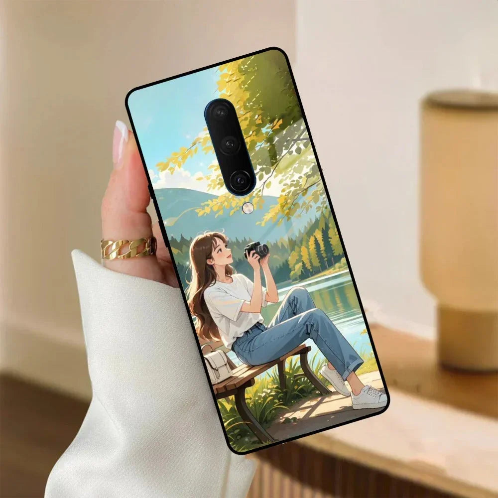 Nature Frame Glass Case Cover For Oneplus - ShopOnCliQ