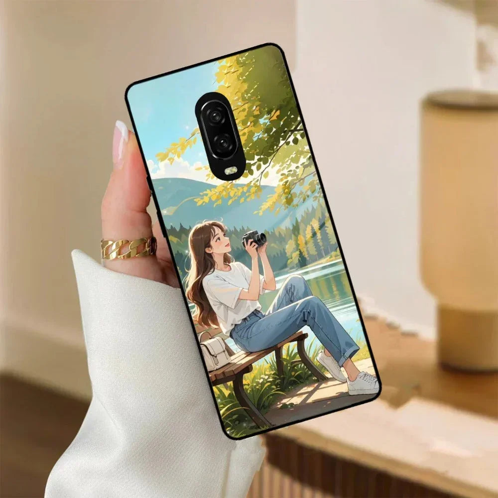 Nature Frame Glass Case Cover For Oneplus - ShopOnCliQ