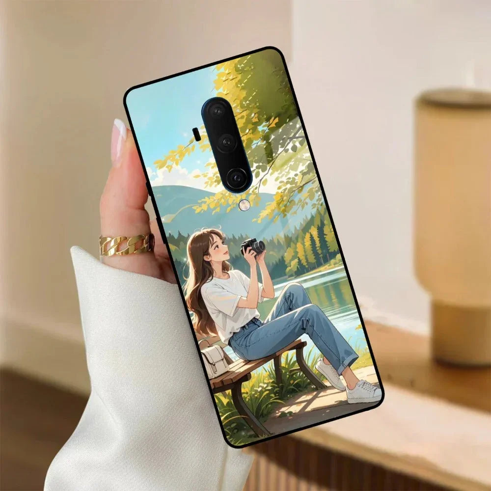 Nature Frame Glass Case Cover For Oneplus - ShopOnCliQ