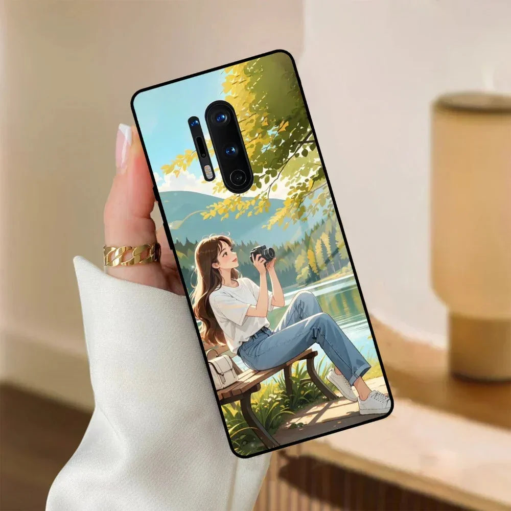 Nature Frame Glass Case Cover For Oneplus - ShopOnCliQ