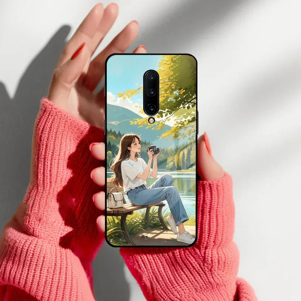 Nature Frame Glass Case Cover For Oneplus - ShopOnCliQ