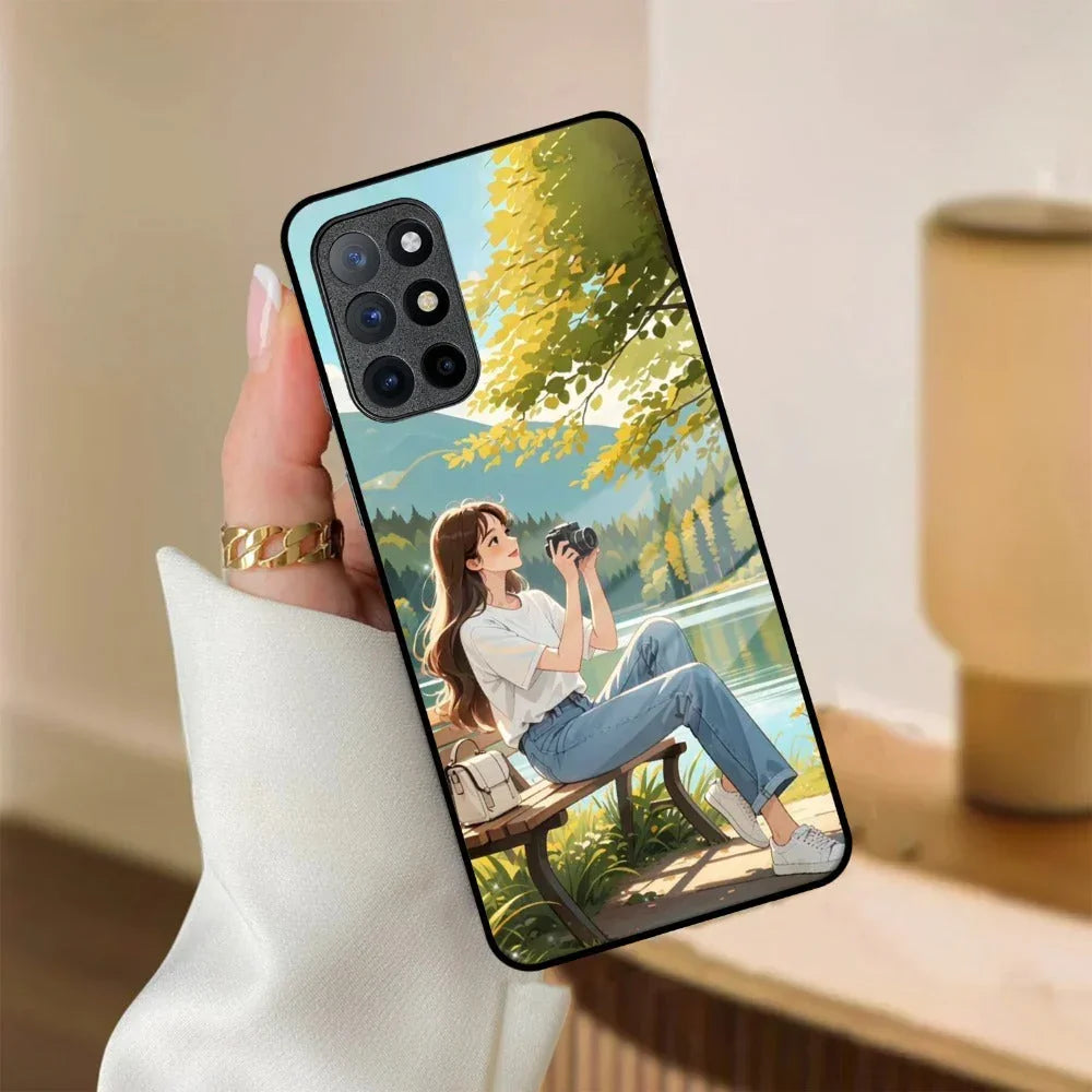 Nature Frame Glass Case Cover For Oneplus - ShopOnCliQ