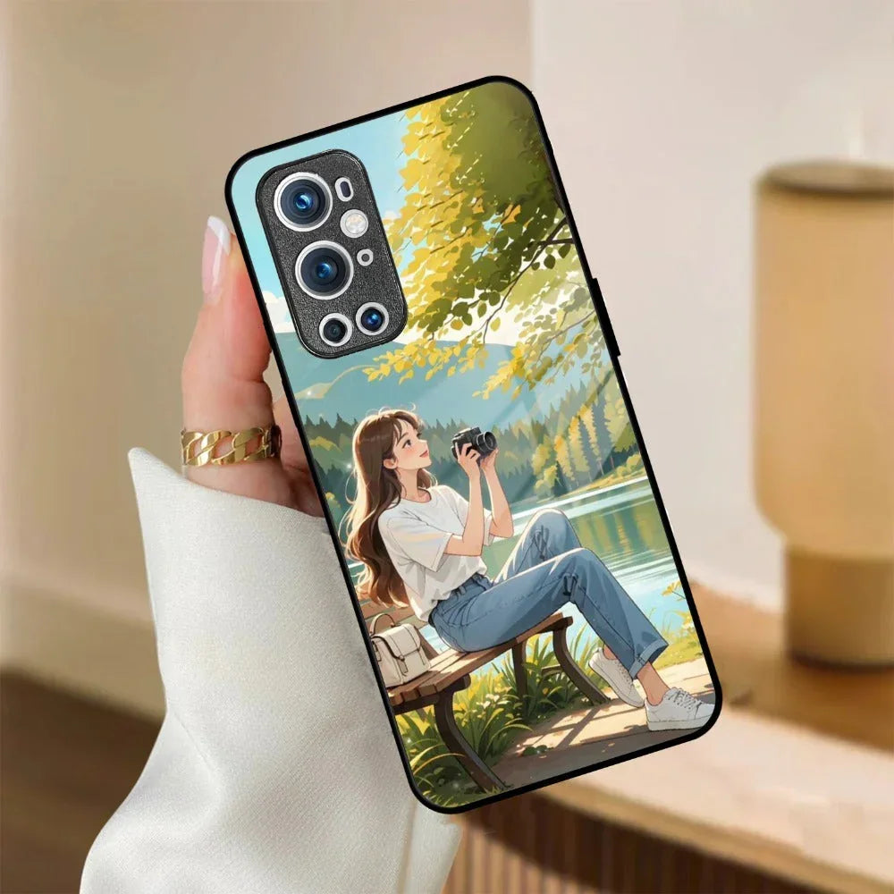 Nature Frame Glass Case Cover For Oneplus - ShopOnCliQ