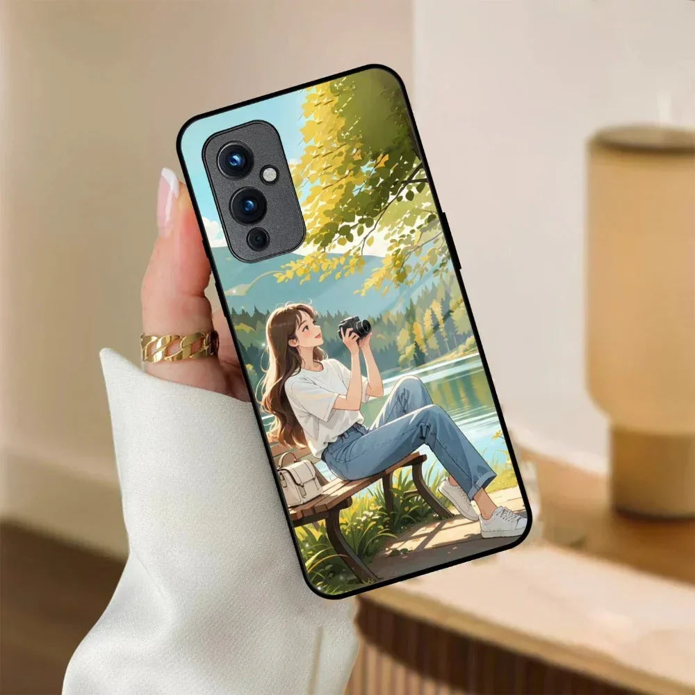 Nature Frame Glass Case Cover For Oneplus - ShopOnCliQ