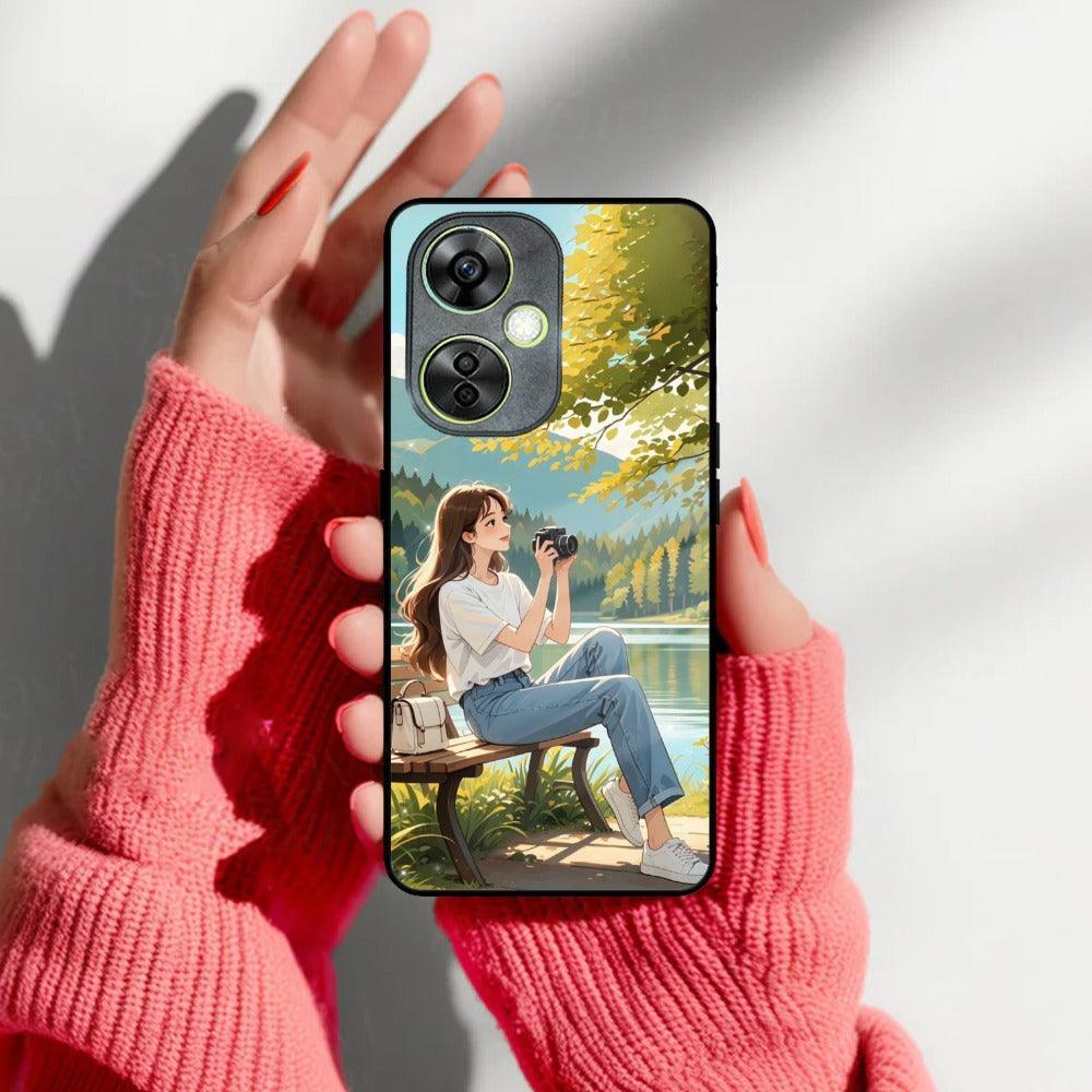 Nature Frame Glass Case Cover For Oneplus - ShopOnCliQ
