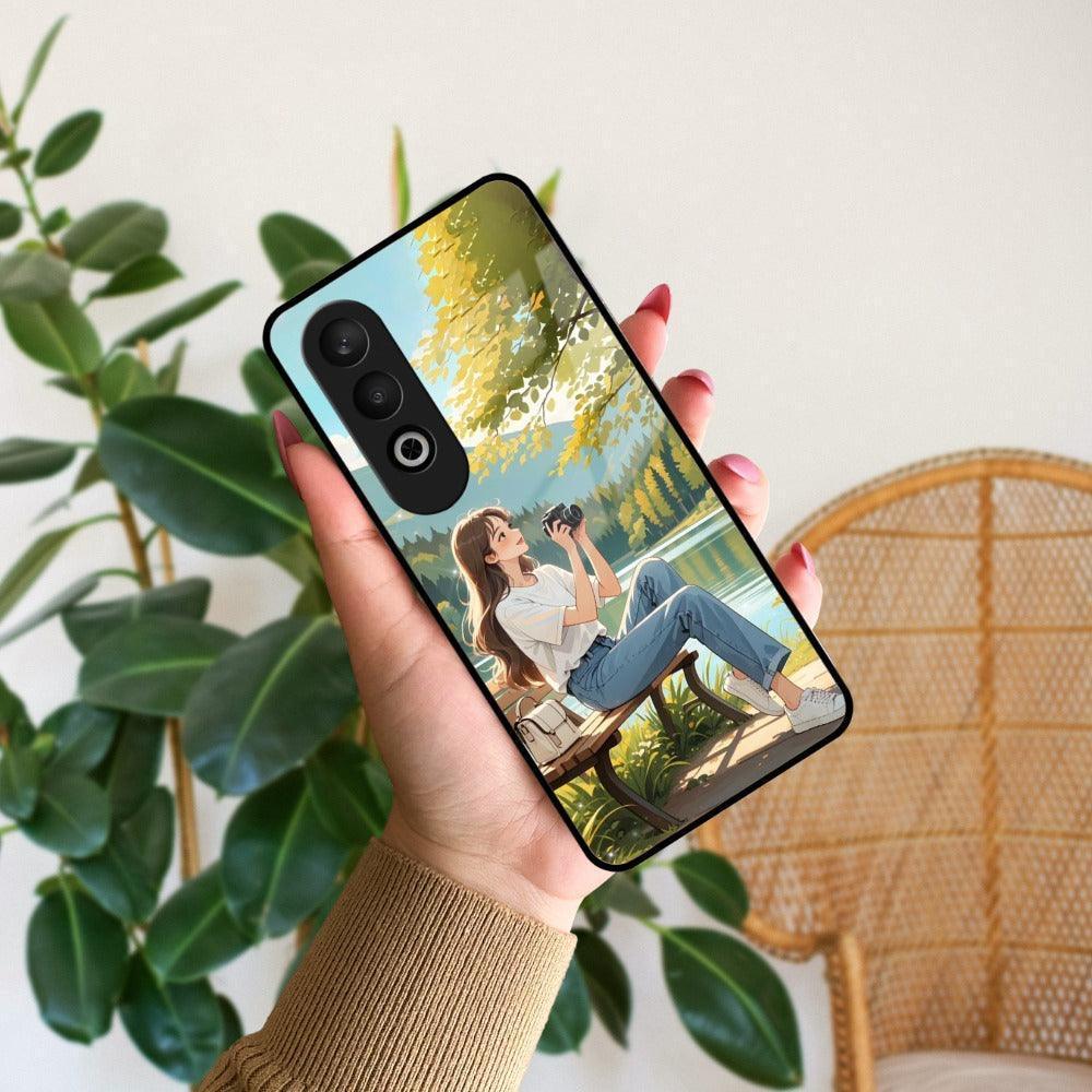 Nature Frame Glass Case Cover For Oneplus - ShopOnCliQ