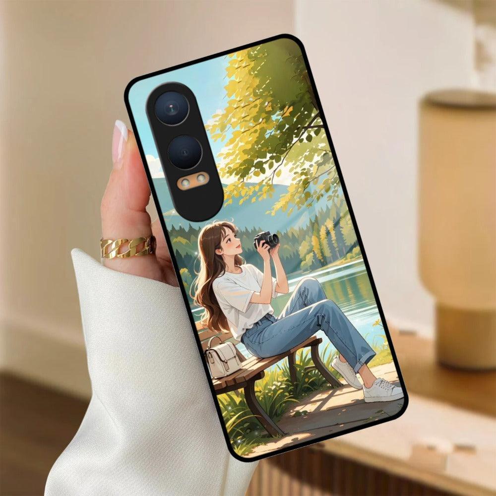 Nature Frame Glass Case Cover For Oneplus - ShopOnCliQ