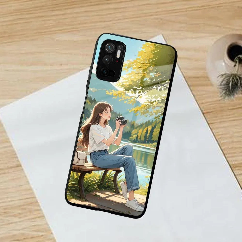 Nature Frame Glass Case Cover For Poco - ShopOnCliQ
