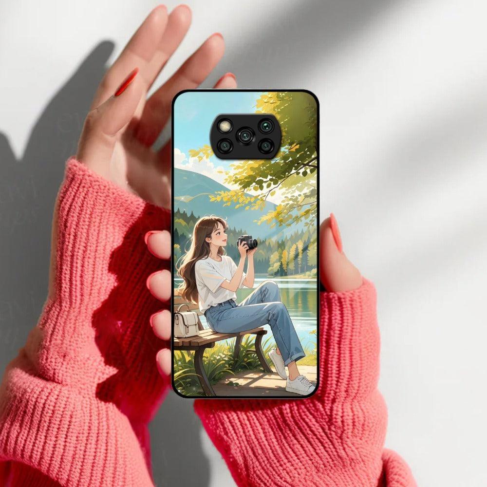 Nature Frame Glass Case Cover For Poco - ShopOnCliQ