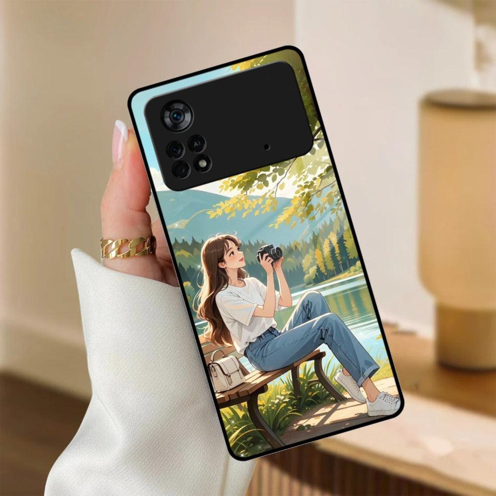 Nature Frame Glass Case Cover For Poco - ShopOnCliQ