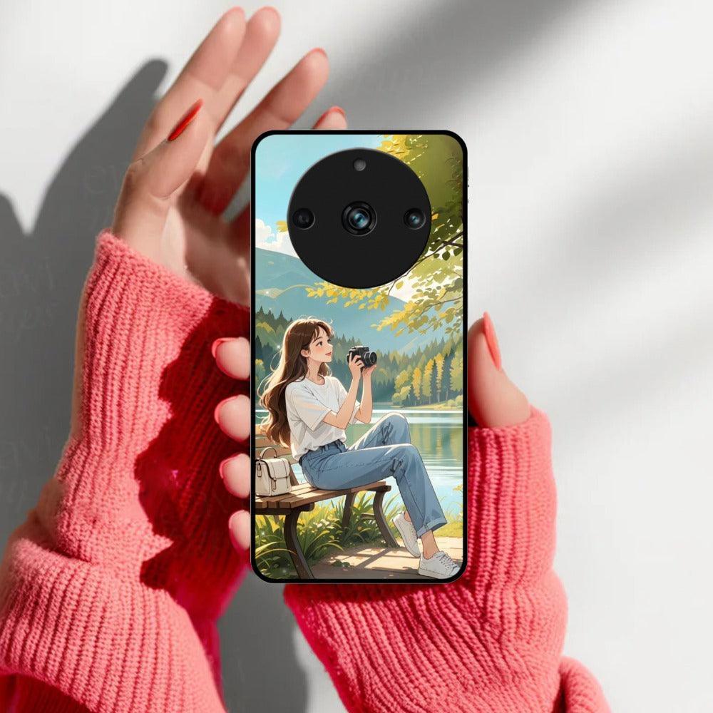Nature Frame Glass Case Cover For Realme/Narzo - ShopOnCliQ
