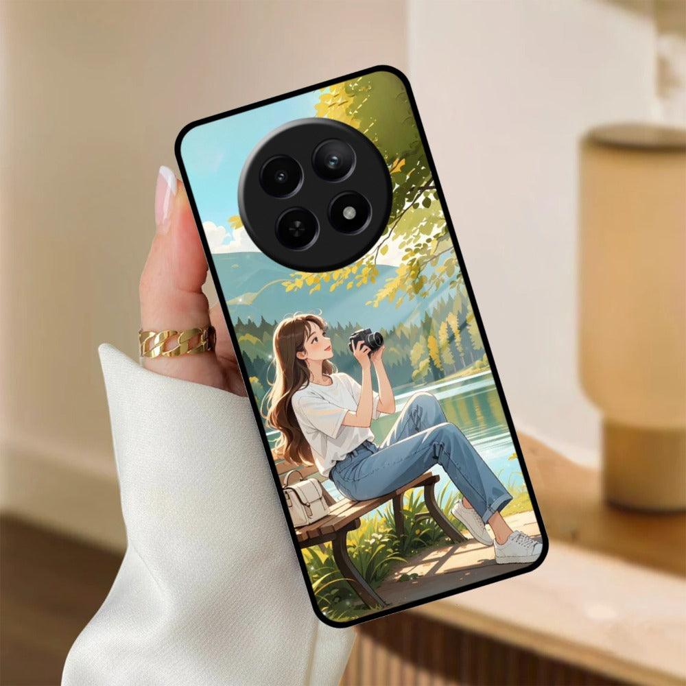 Nature’s Frame Glass Case Cover For Realme/Narzo