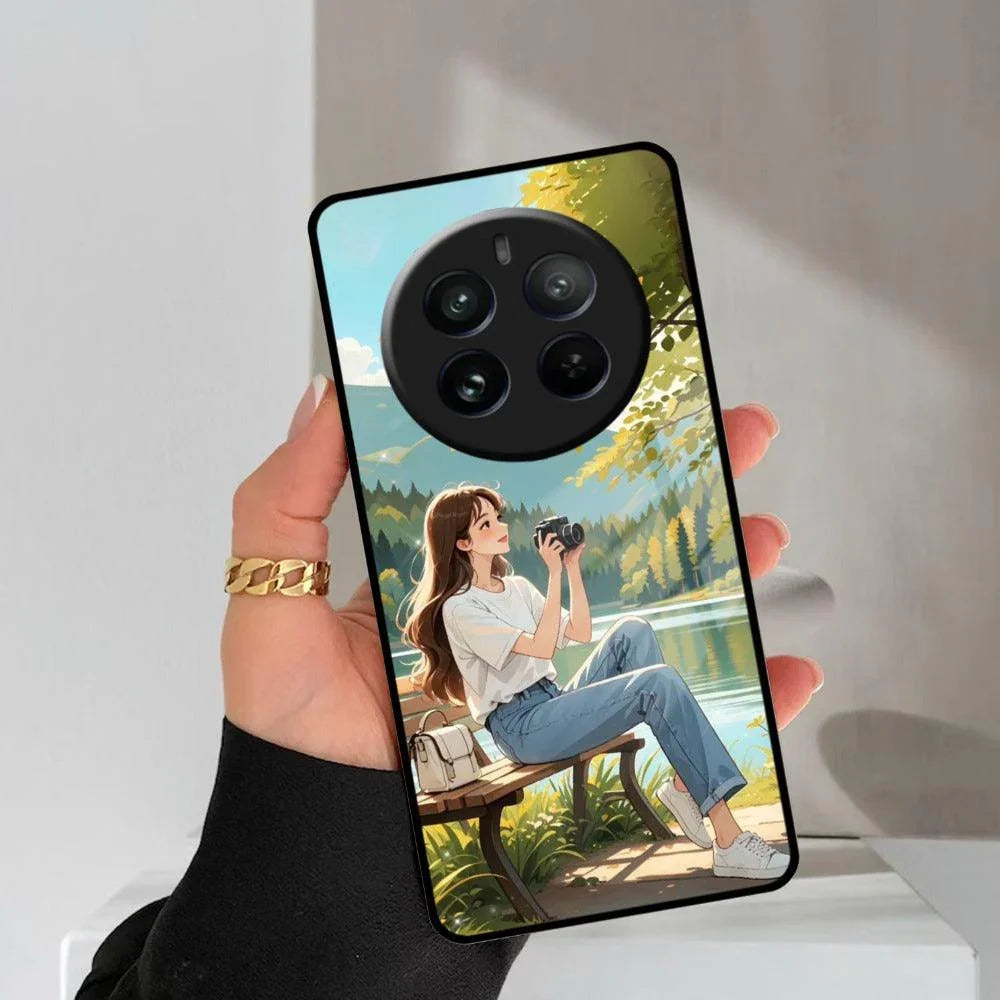 Nature Frame Glass Case Cover For Realme/Narzo - ShopOnCliQ