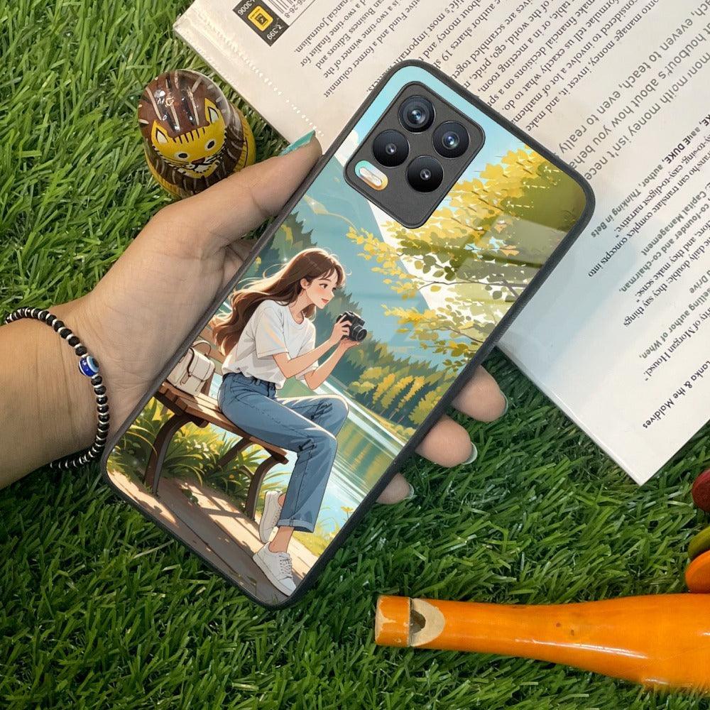 Nature Frame Glass Case Cover For Realme/Narzo - ShopOnCliQ