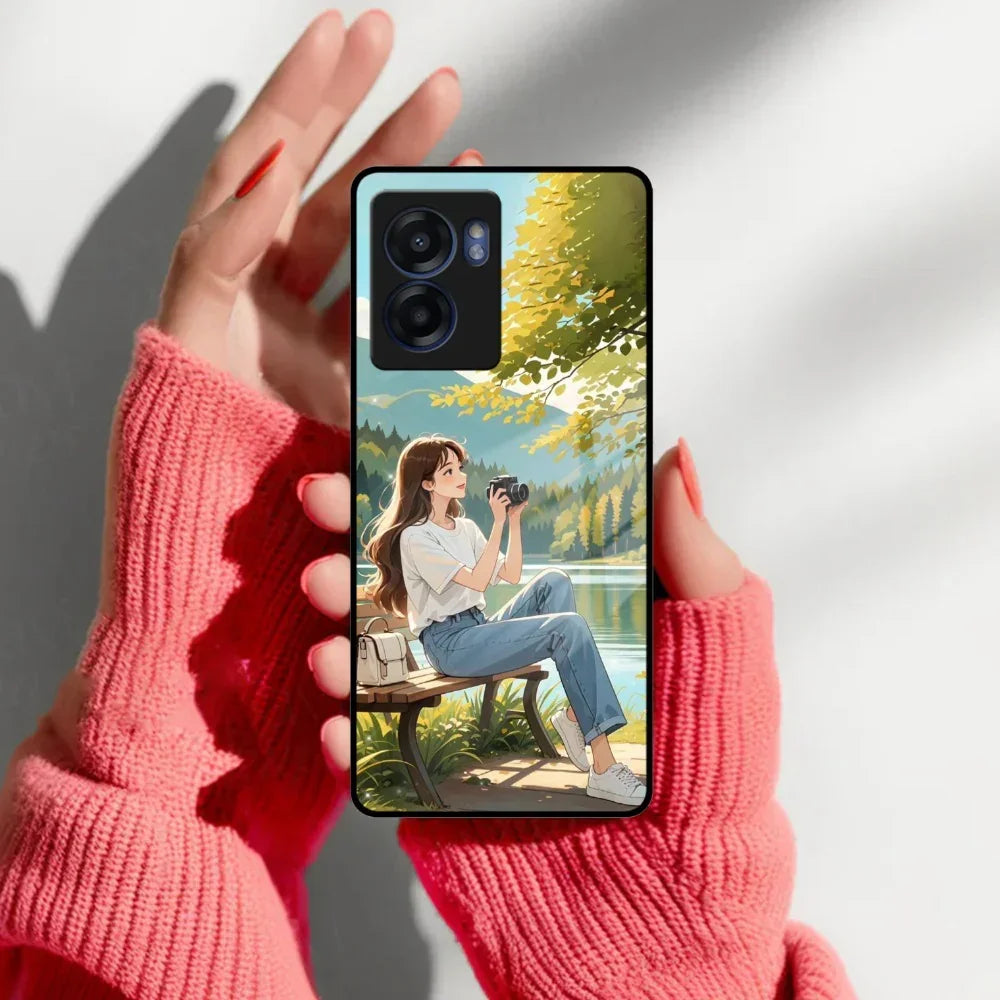 Nature Frame Glass Case Cover For Realme/Narzo - ShopOnCliQ