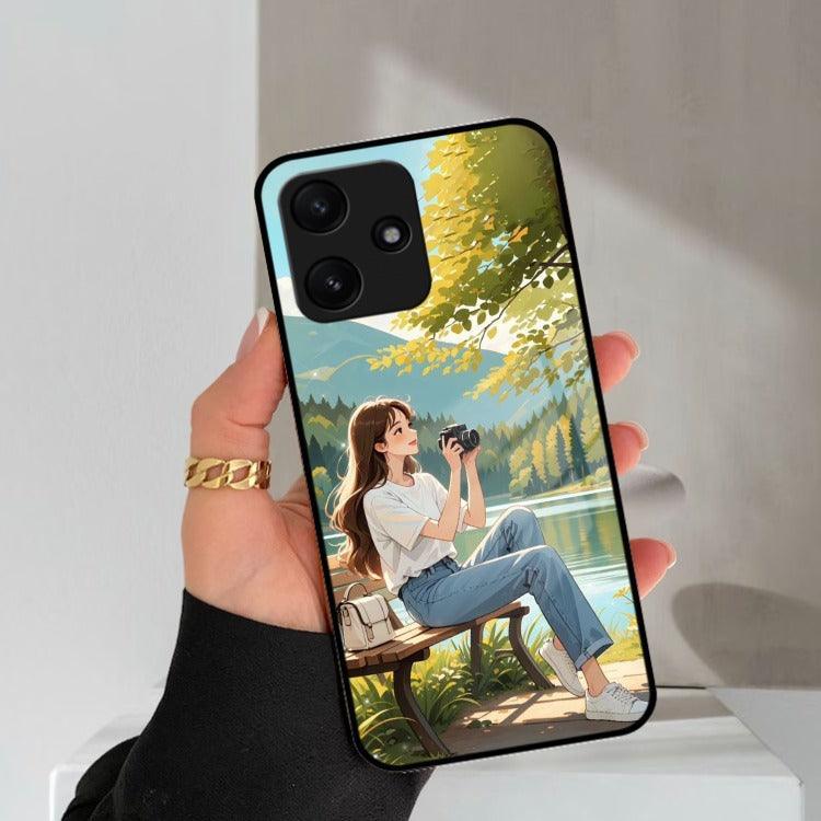 Nature Frame Glass Case Cover For Poco - ShopOnCliQ