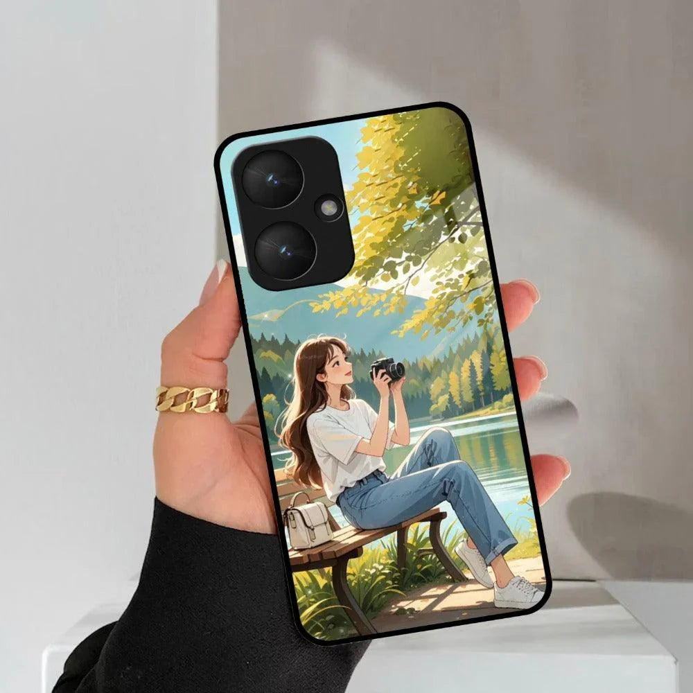 Nature Frame Glass Case Cover For Redmi/Xiaomi - ShopOnCliQ