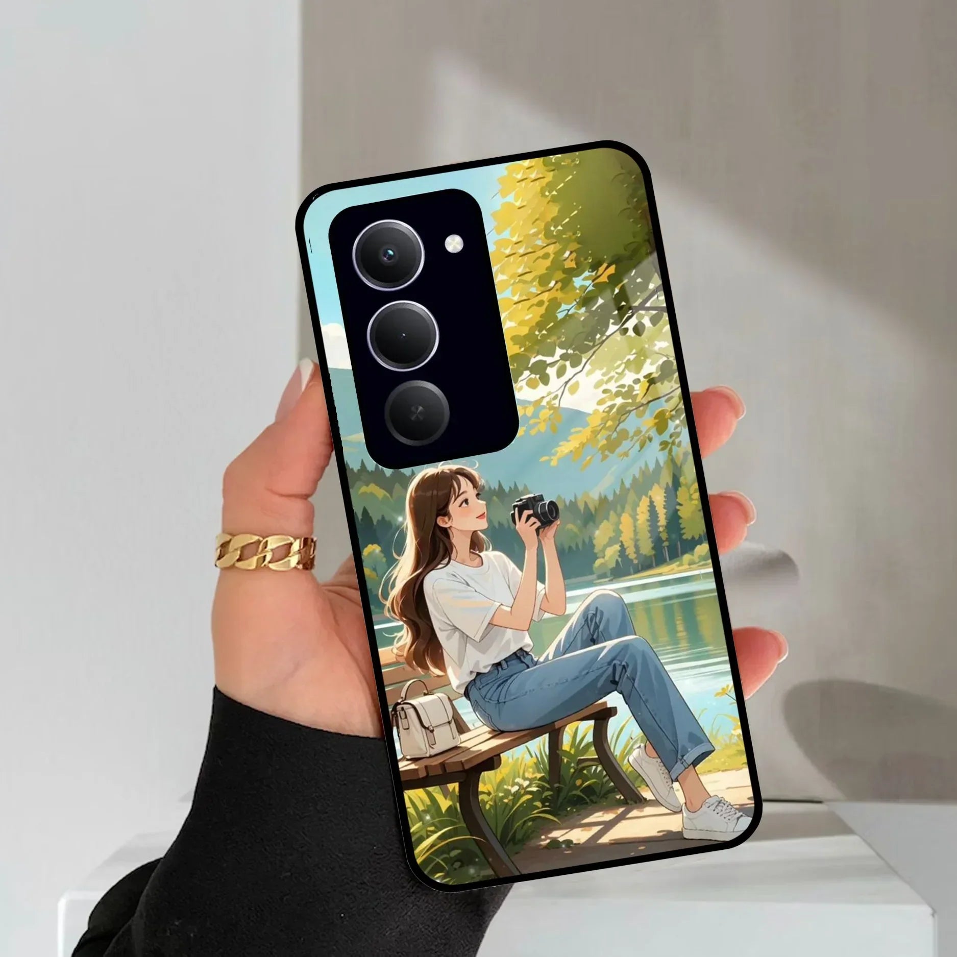 Nature Frame Glass Case Cover For Redmi/Xiaomi - ShopOnCliQ