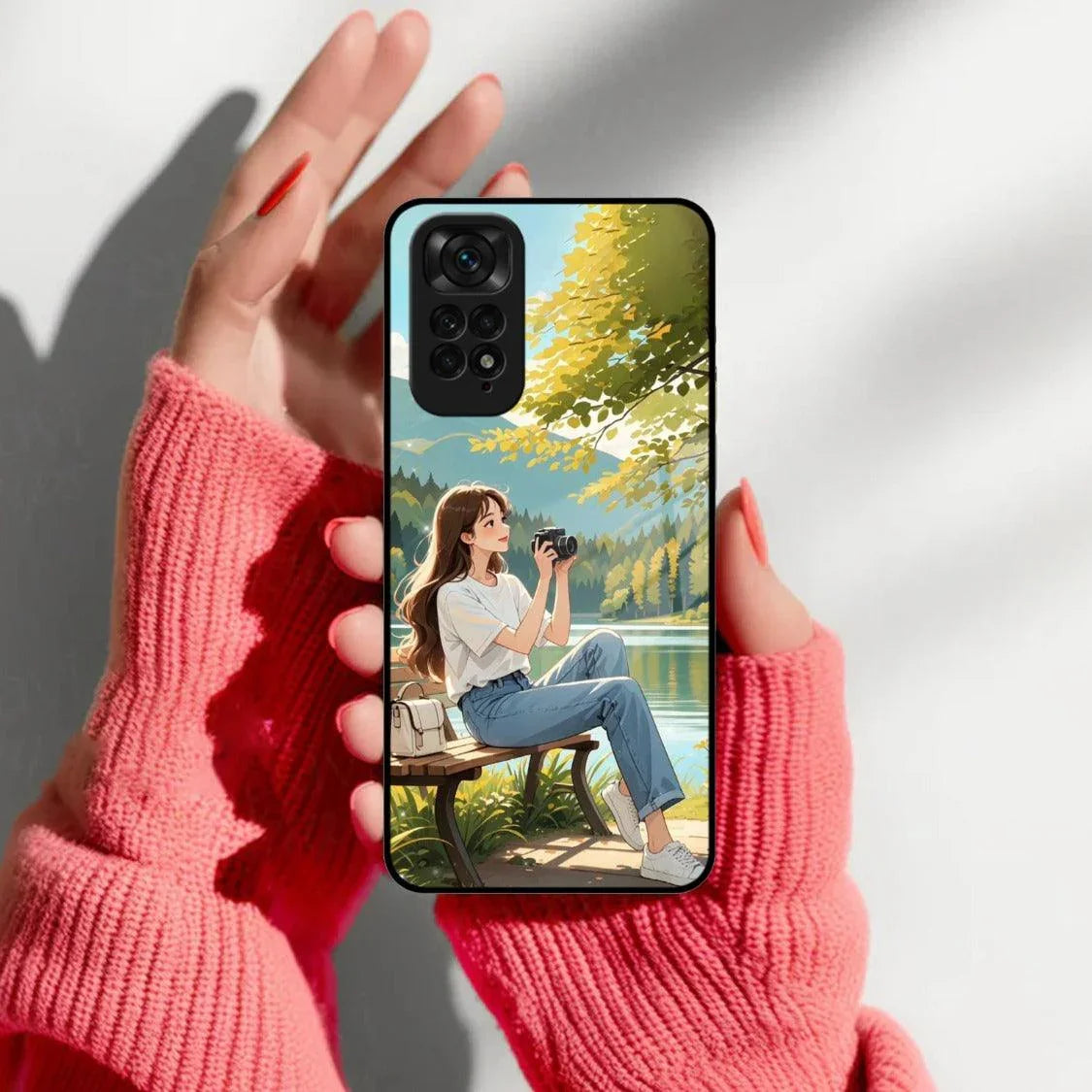 Nature Frame Glass Case Cover For Redmi/Xiaomi - ShopOnCliQ