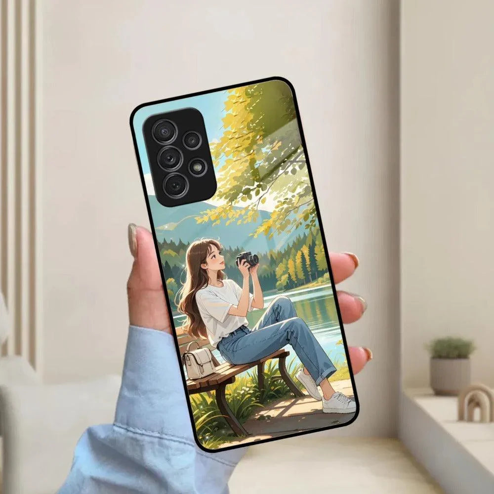 Nature Frame Glass Case Cover For Samsung - ShopOnCliQ