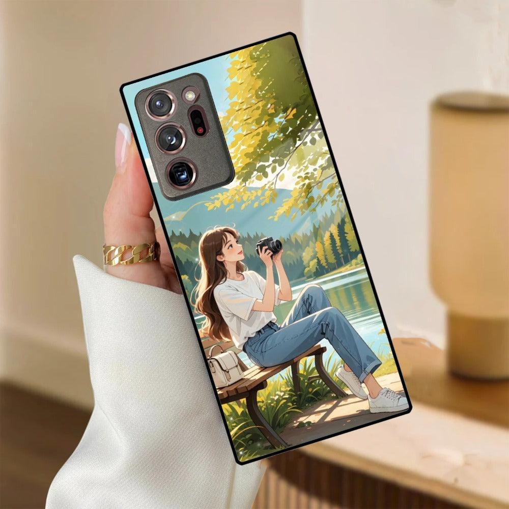 Nature Frame Glass Case Cover For Samsung - ShopOnCliQ