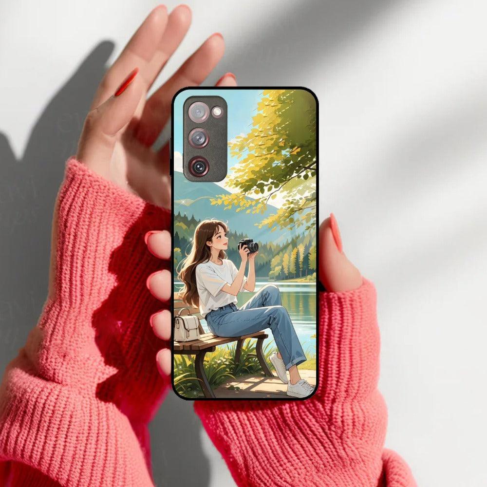 Nature Frame Glass Case Cover For Samsung - ShopOnCliQ