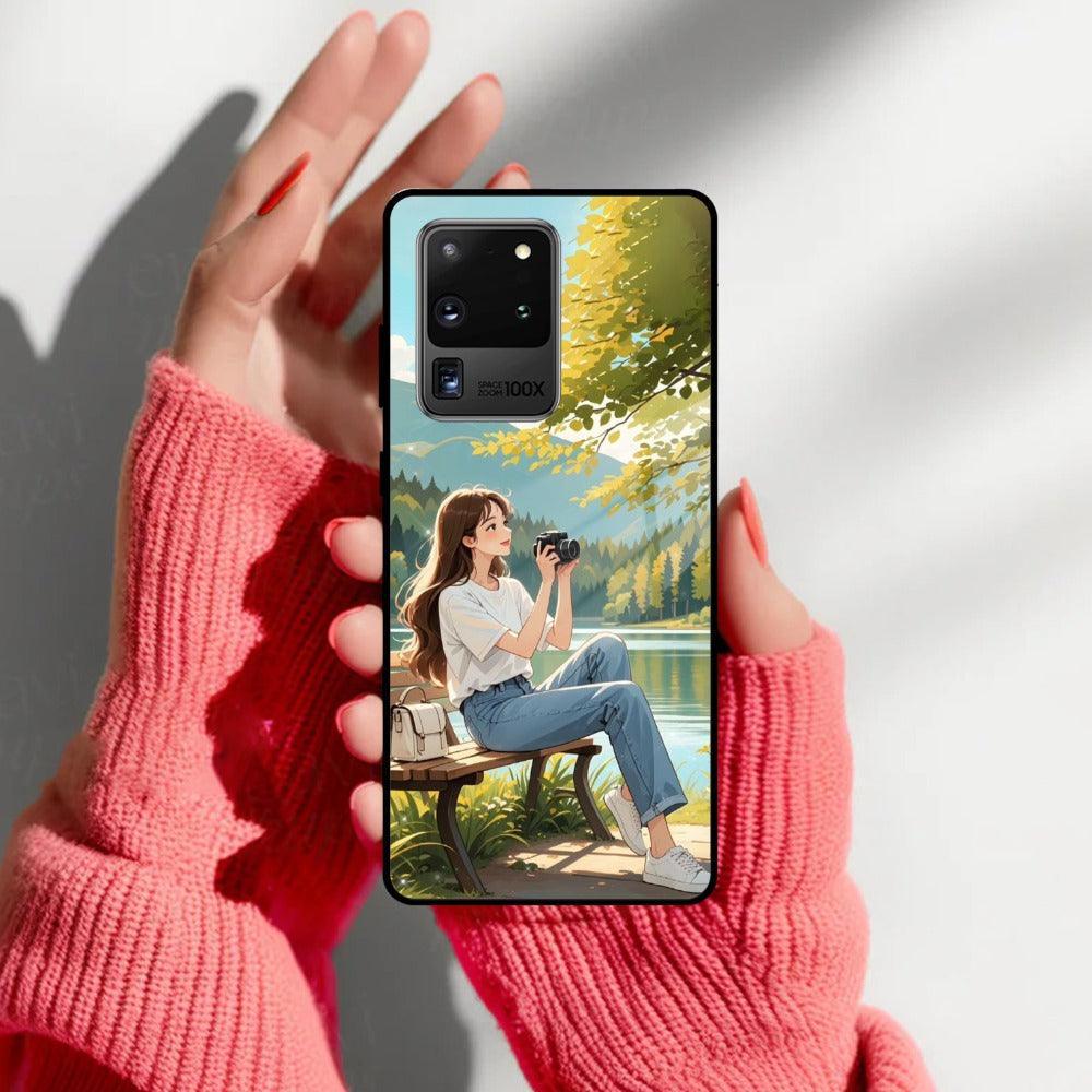 Nature Frame Glass Case Cover For Samsung - ShopOnCliQ