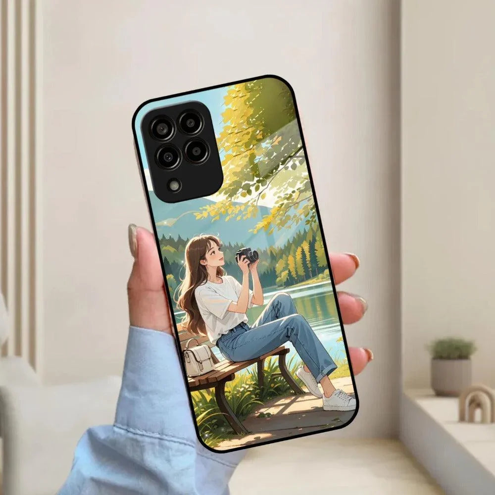 Nature Frame Glass Case Cover For Samsung - ShopOnCliQ