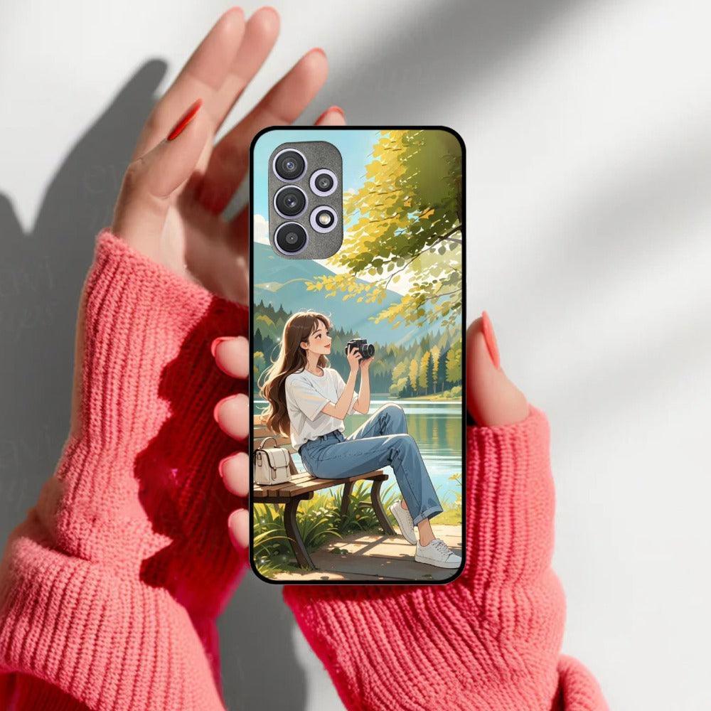Nature Frame Glass Case Cover For Samsung - ShopOnCliQ